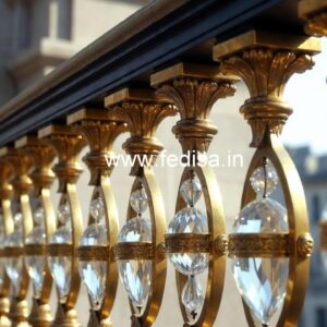Luxury Brass Crystal Railings for Villas CR-7545