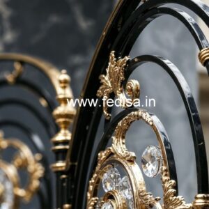 Designer Brass Crystal Railings for Interior Design CR-7562