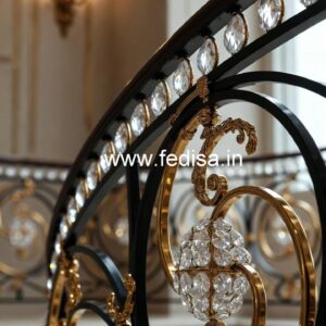 Luxury Brass Crystal Railings for Home Decor CR-7568