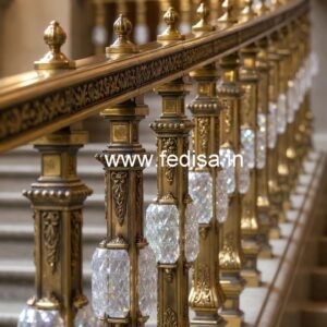 Best Brass Crystal Railing Ideas for Luxury Homes CR-7573