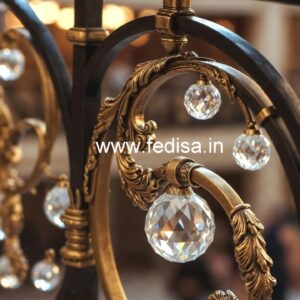 Luxury Brass Crystal Railings for Classic Homes CR-7579