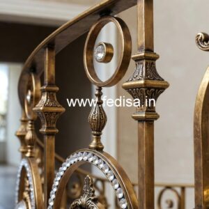 Luxury Brass Crystal Railings for Modern Living CR-7592