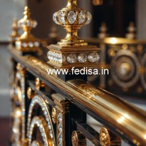 Decorative Brass Crystal Railing Ideas CR-7610