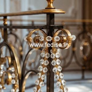 Interior Design Ideas with Brass Crystal Railing CR-7661