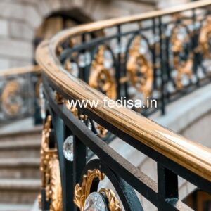 Modern Interior Brass Crystal Railings CR-7686