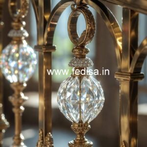 Rich Interior Brass Crystal Railings CR-7689