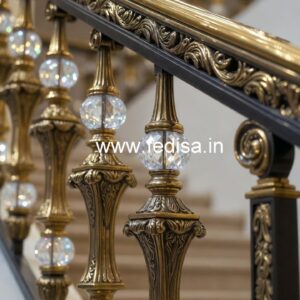 Royal Brass Crystal Interior Railings CR-7708