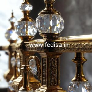 Premium Home Decor Brass Crystal Railings CR-7730