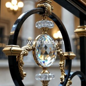 Premium Brass Crystal Railing Concepts CR-7736