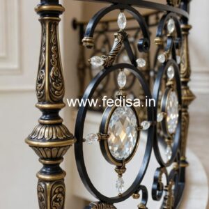 High-End Brass Crystal Staircase Designs CR-7760