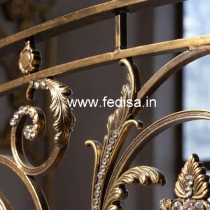 Custom Brass Crystal Railing Designs CR-7805
