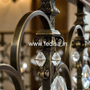 Luxury Brass Crystal Balcony Railings CR-7811
