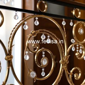 Designer Brass Crystal Staircase Concepts CR-7817