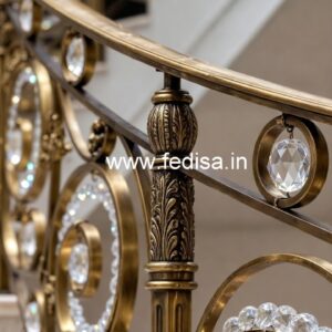 Stylish Brass Crystal Railings for Modern Interiors CR-7822