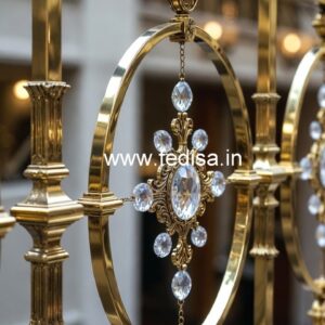 Luxury Brass Crystal Railings for Home Design CR-7845