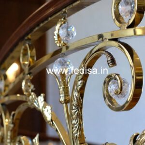 Luxury Brass Crystal Railings for Villas CR-7849