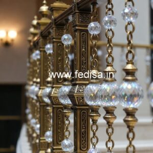 High-End Brass Crystal Staircase Railings CR-7859
