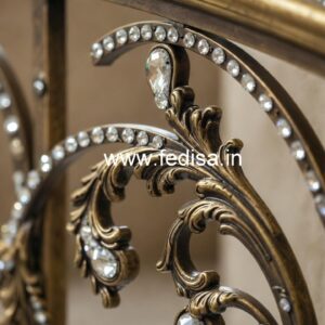 Designer Brass Crystal Railings for Interior Design CR-7866