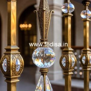 Royal Brass Crystal Railings for Modern Villas CR-7893