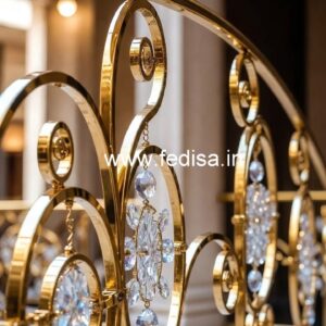 Decorative Brass Crystal Railing Ideas CR-7914