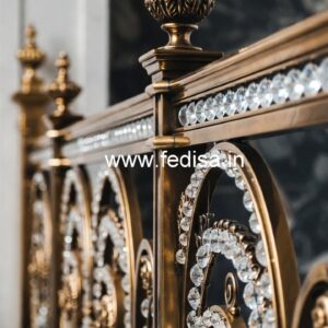 Modern Luxury Brass Crystal Railings CR-7917