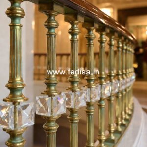 High-End Brass Crystal Railing Styles CR-7921