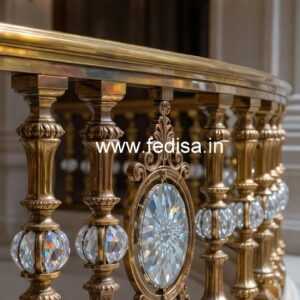 Premium Quality Brass Crystal Railings CR-7929