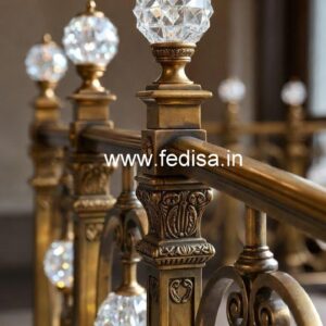 Brass Crystal Railings for Modern Villas CR-7937