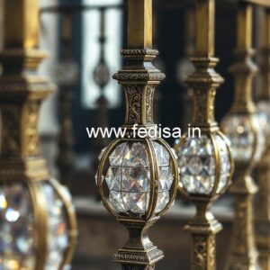 Decorative Crystal Brass Railings CR-7963
