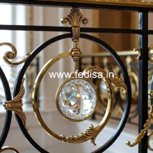 Classic Luxury Brass Crystal Railings CR-7964