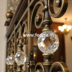Interior Design Ideas with Brass Crystal Railing CR-7965