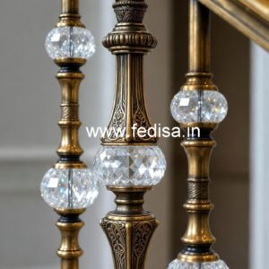 Premium Home Brass Crystal Railings CR-7970