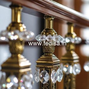Elegant Home Decor Brass Crystal Railings CR-7973