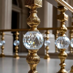Premium Decorative Brass Crystal Railings CR-7978