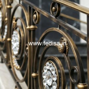 Royal Staircase Brass Crystal Designs CR-7984