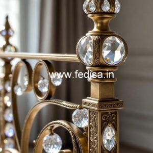 Premium Quality Crystal Brass Railings CR-7988