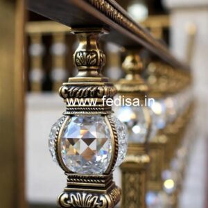 Rich Interior Brass Crystal Railings CR-7993