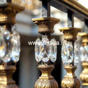 Brass Crystal Railings for Premium Homes CR-7995