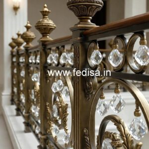 Stylish Brass Crystal Railing Inspiration CR-8020