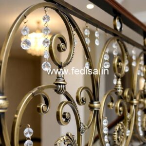 Luxury Brass Crystal Railings for Homes CR-8031