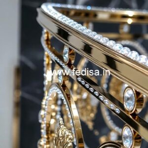 Designer Brass Crystal Railings for Interiors CR-8033