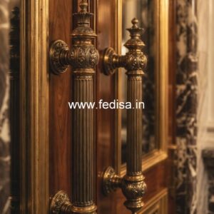 Brass Door Handle with Unique Design BDR-5114