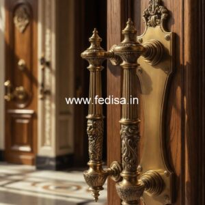 Elegant Brass Door Handles for Main Doors BDR-5141