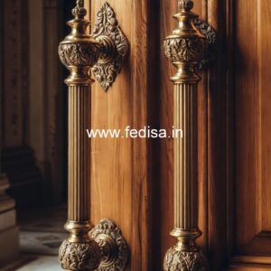 Decorative Brass Door Handles for Entry Doors BDR-5147