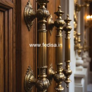 Antique Brass Door Handle Designs for Vintage Look BDR-5149