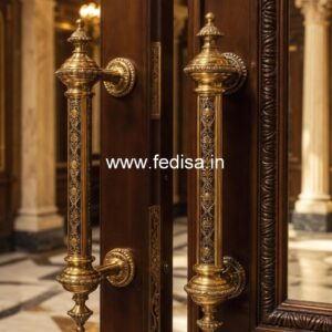 Solid Brass Door Handles for Durability & Style BDR-5150