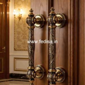 Stylish Door Handle Designs in Brass Finish BDR-5173
