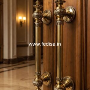 High-End Brass Door Handles for Premium Homes BDR-5197