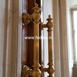 Designer Brass Entry Door Handles BDR-5213