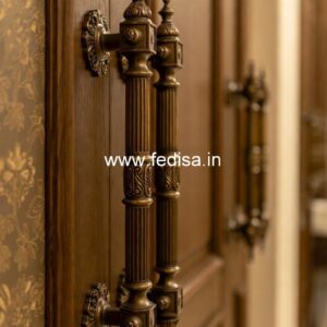 Contemporary Brass Entry Door Handles BDR-5298